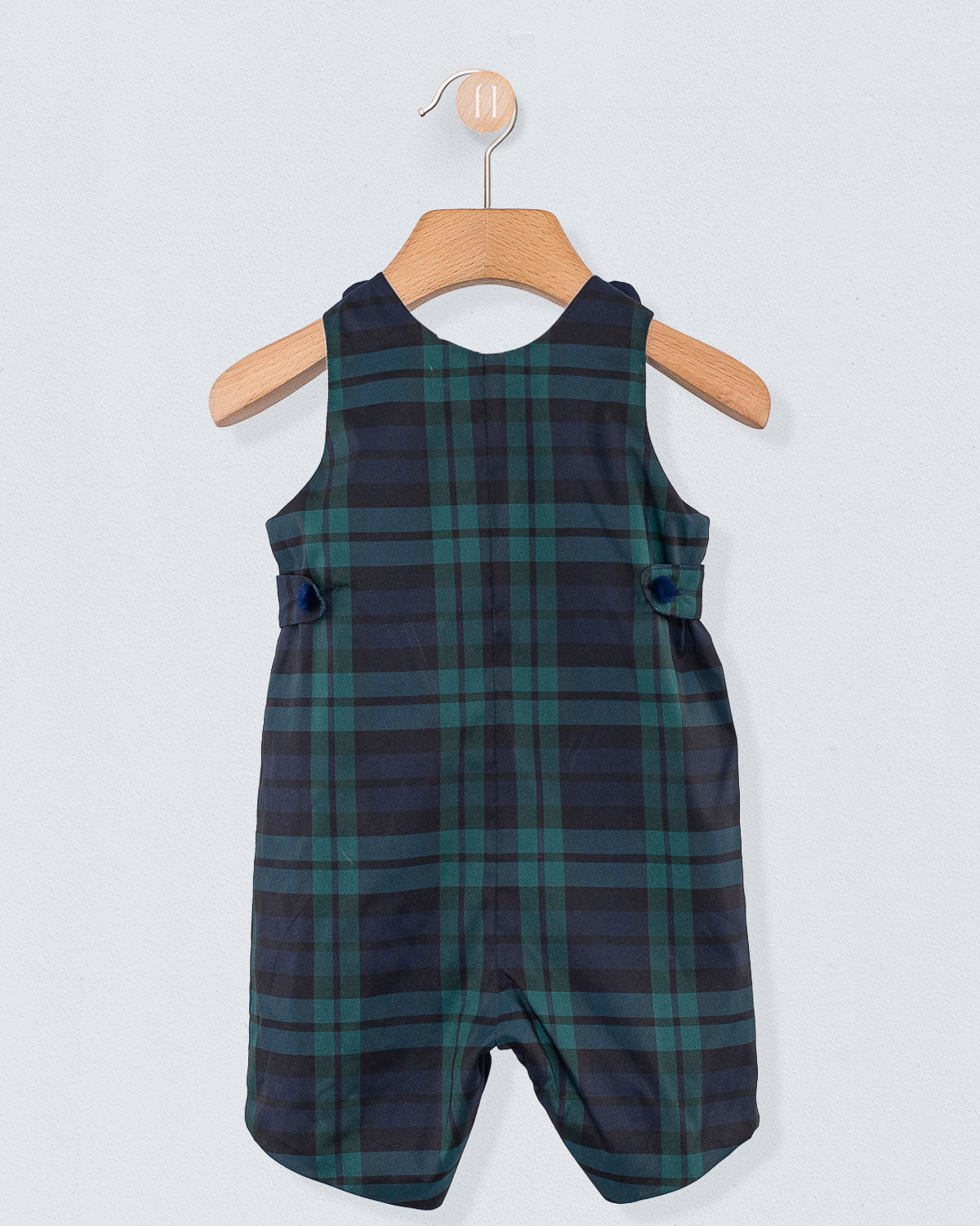 Kennedy Holiday Black Watch Plaid Romper - Romper