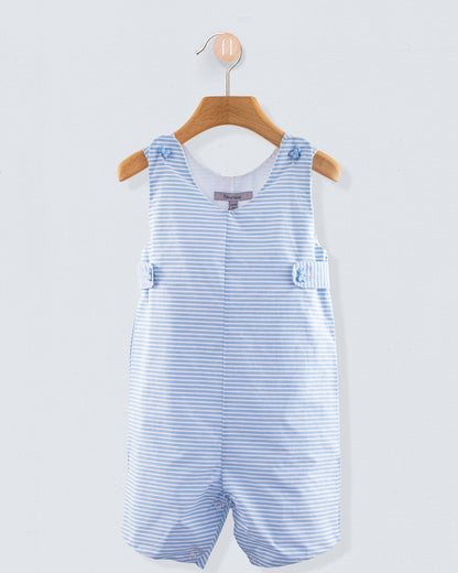 Kennedy French Blue Stripe Romper - Romper