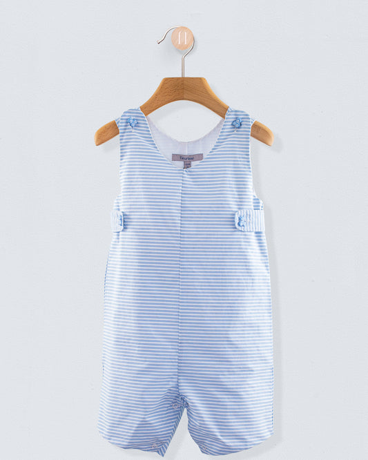 Kennedy French Blue Stripe Romper - Romper