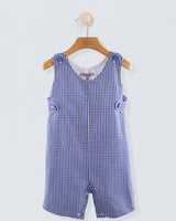 Kennedy Small Navy Gingham Romper