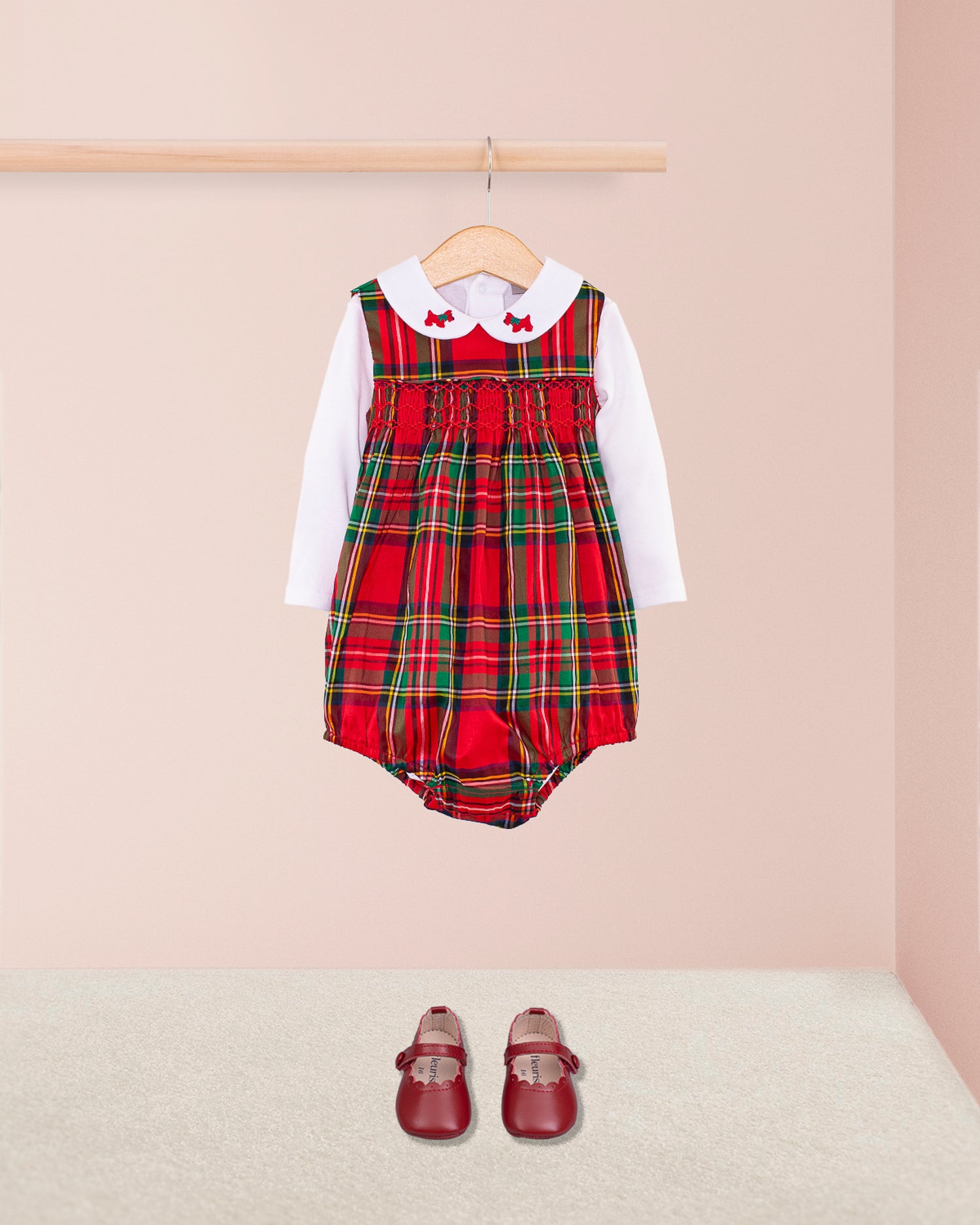 Kensington Holiday Royal Stewart Romper