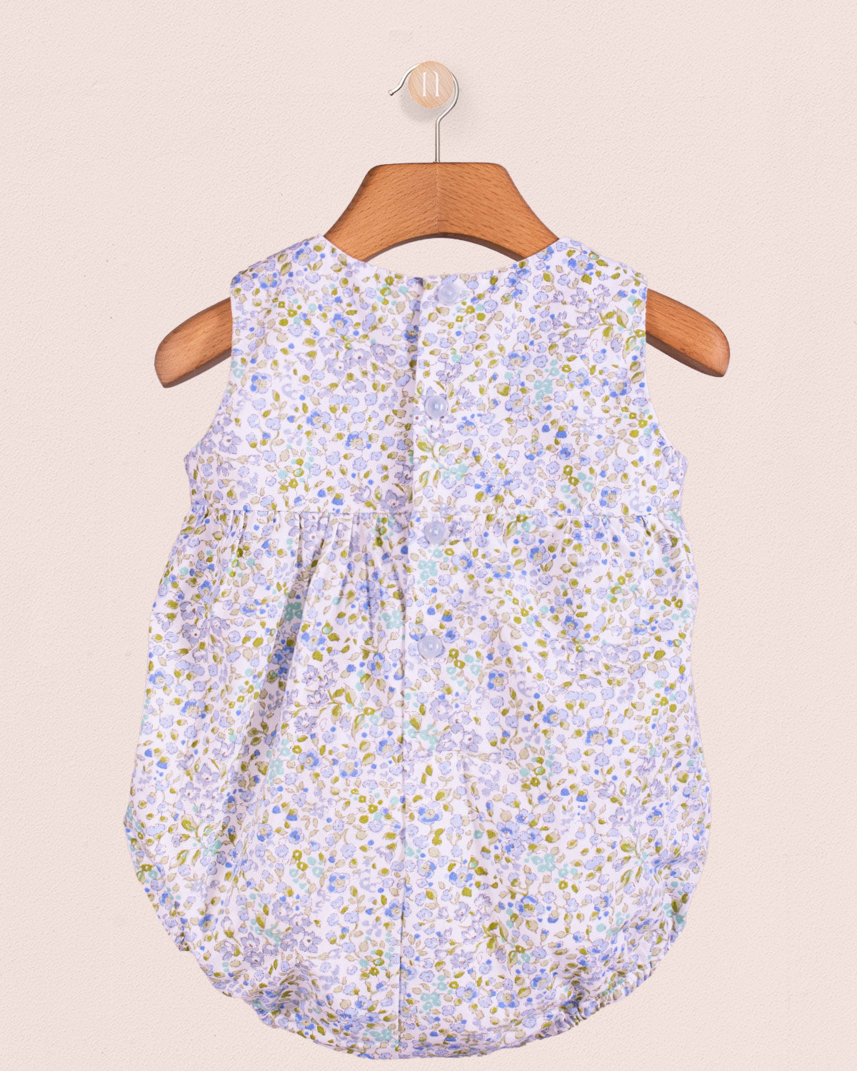 Kensington Monaco Blue Floral Romper - Romper