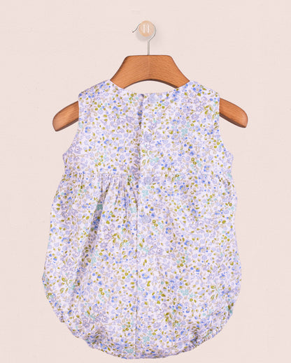 Kensington Monaco Blue Floral Romper - Romper