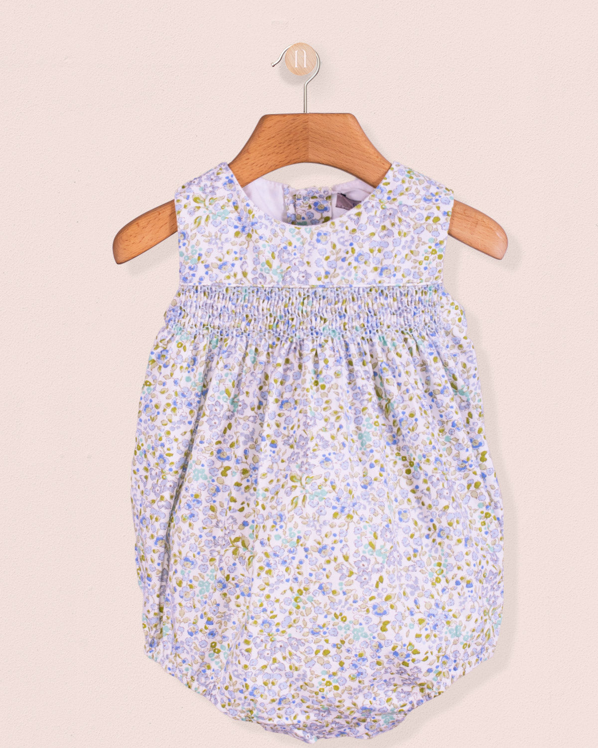 Kensington Monaco Blue Floral Romper - Romper