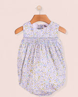 Kensington Monaco Blue Floral Romper