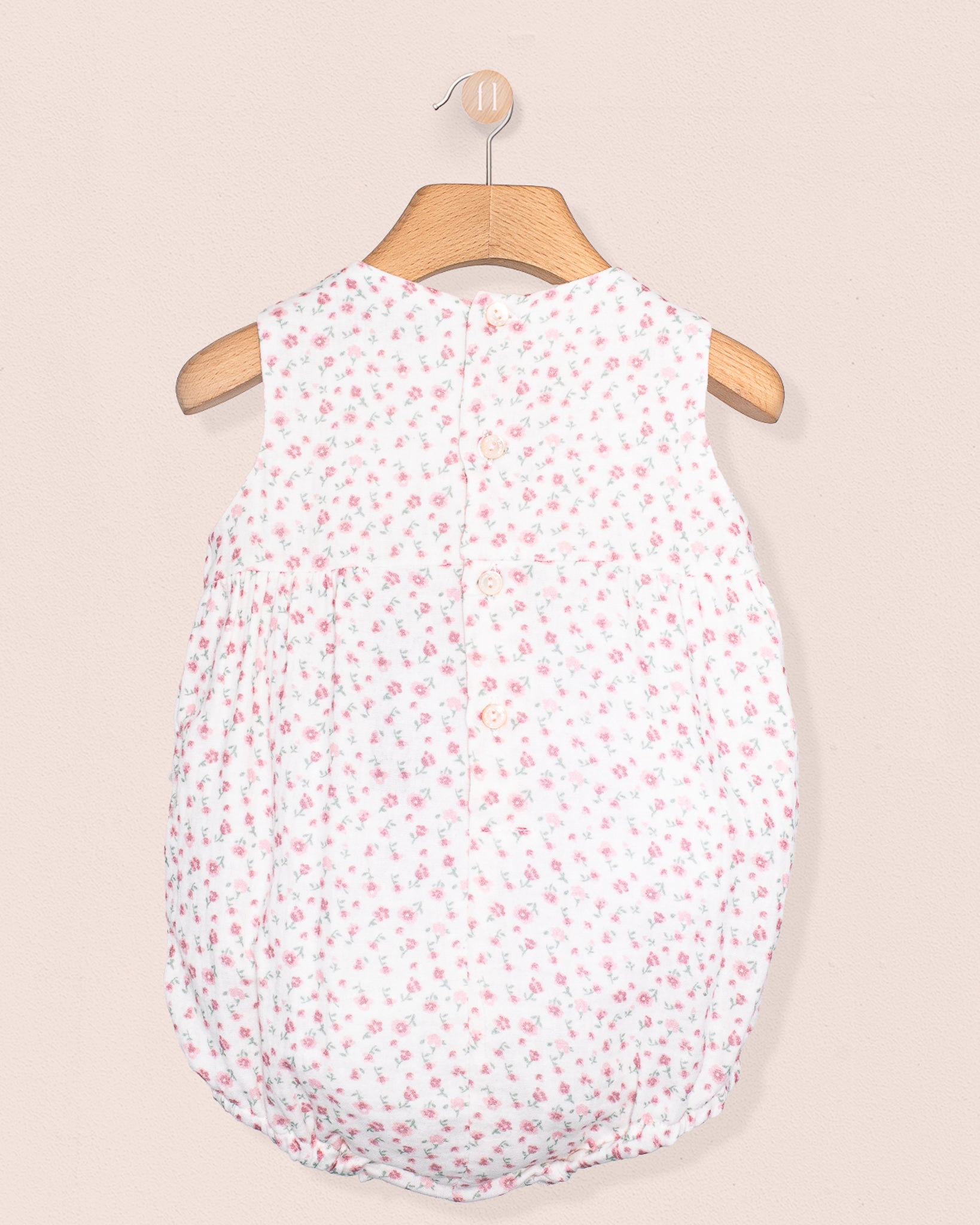Kensington Rosebud Muslin Romper - Romper