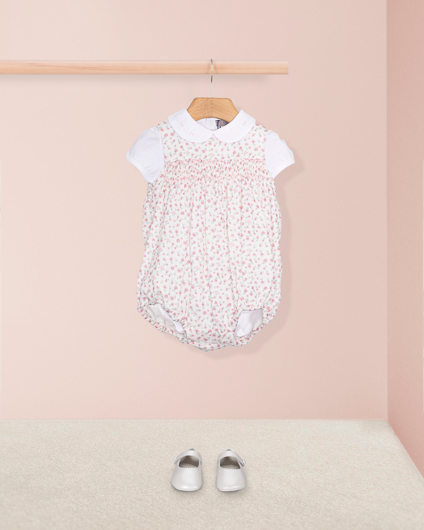 Kensington Rosebud Muslin Romper - Romper