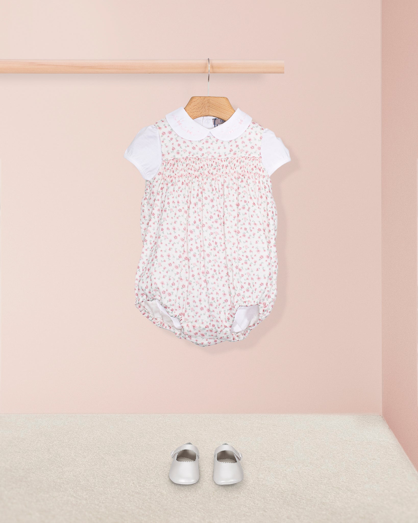 Kensington Rosebud Muslin Romper - Romper