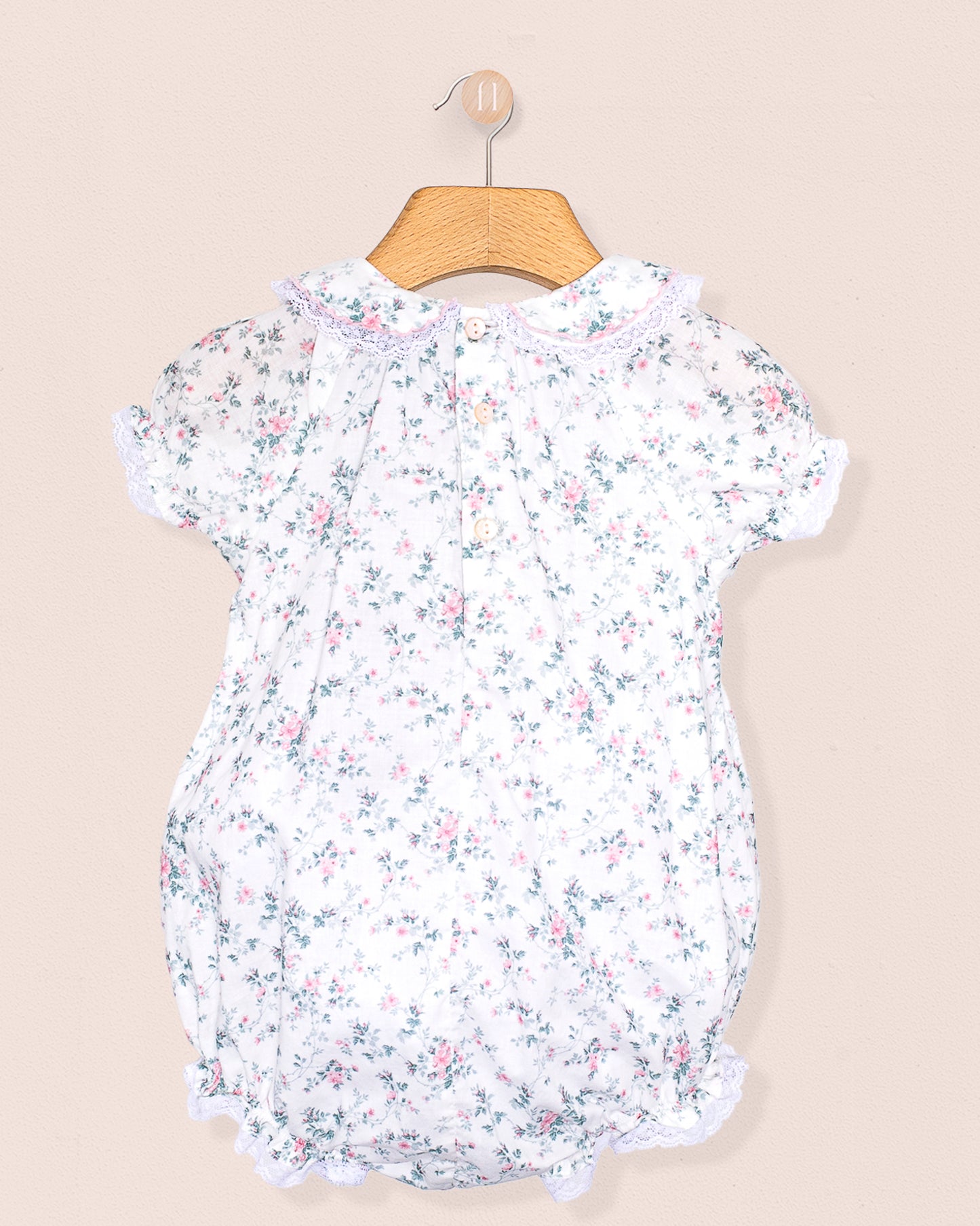 Lace Mini Whisper Floral Bubble - Romper