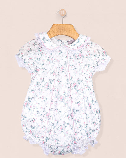 Lace Mini Whisper Floral Bubble - Romper