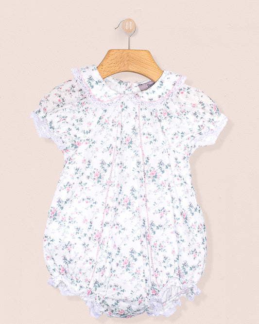 Lace Mini Whisper Floral Bubble - Romper