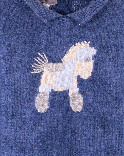 Logan Jean Cashmere Romper - Romper