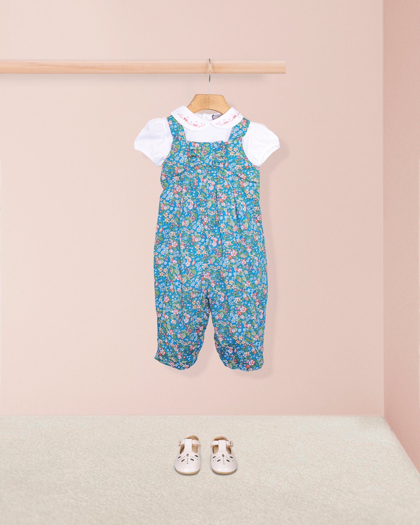 Louise Liberty Hedgerow Blue Overall - Romper