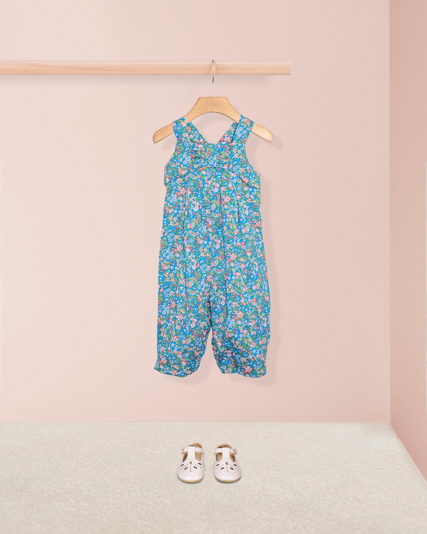 Louise Liberty Hedgerow Blue Overall - Romper