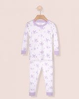 Pima Bows Lavender 2-Piece Pajama