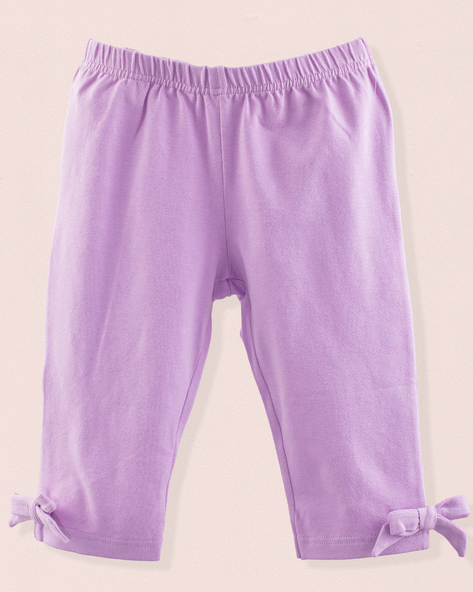 Italian Capri Lavender Cotton Legging