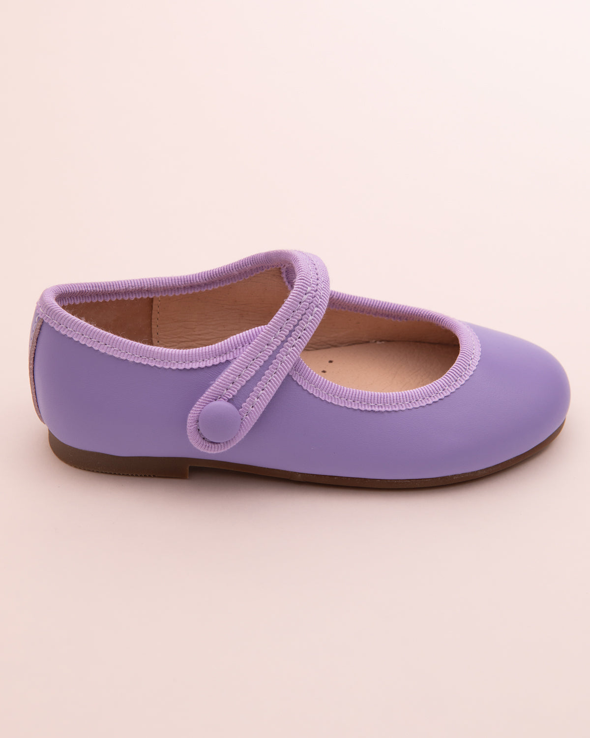 Victoria Lavender Mary-Jane Shoe With Rubber Sole – Fleurisse by