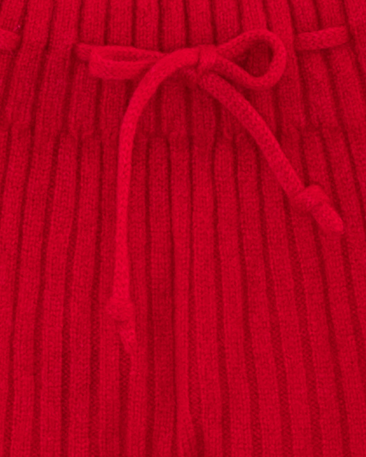 Cashmere Ribbed Red Footed Legging - Legging