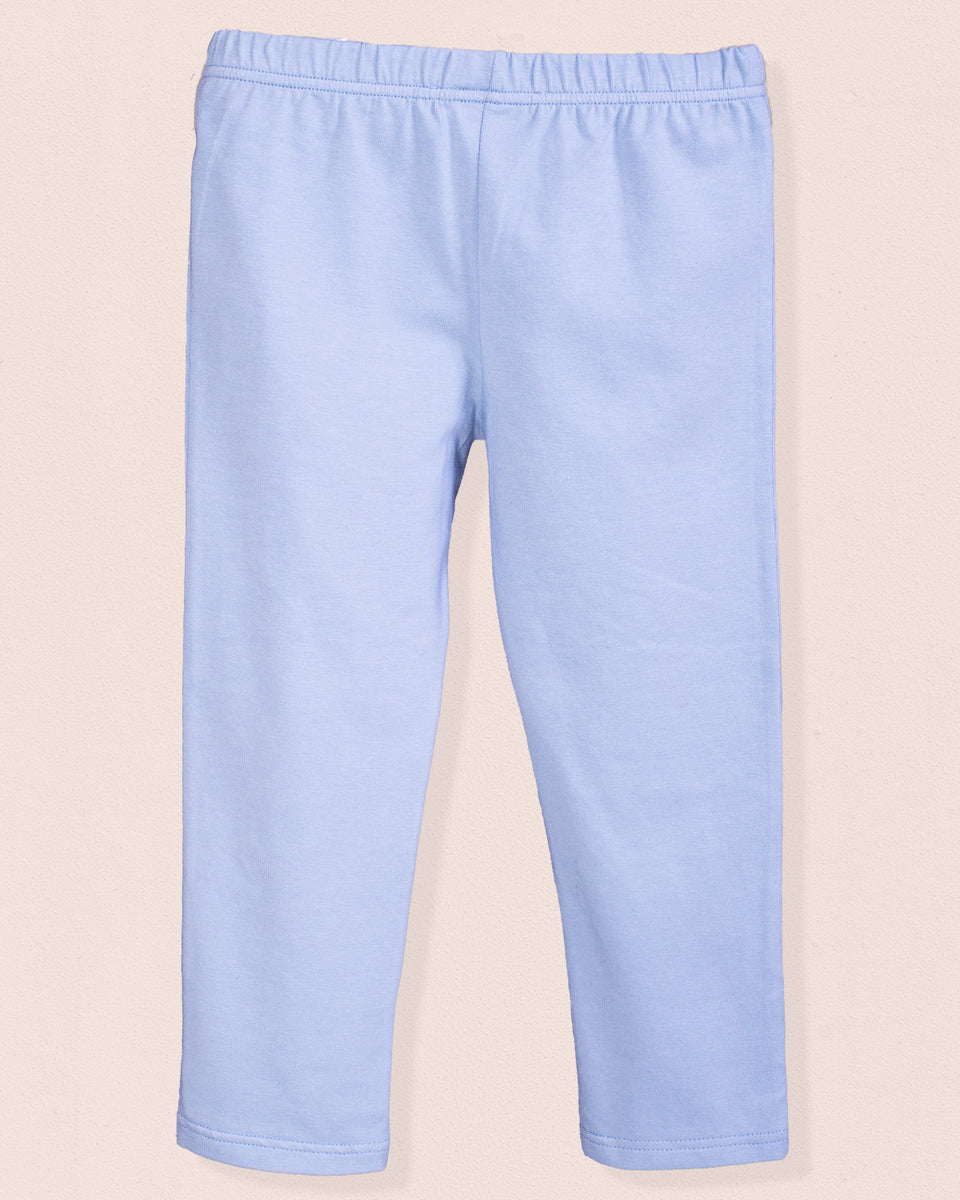 Italian Summer Legging Light Blue Cotton