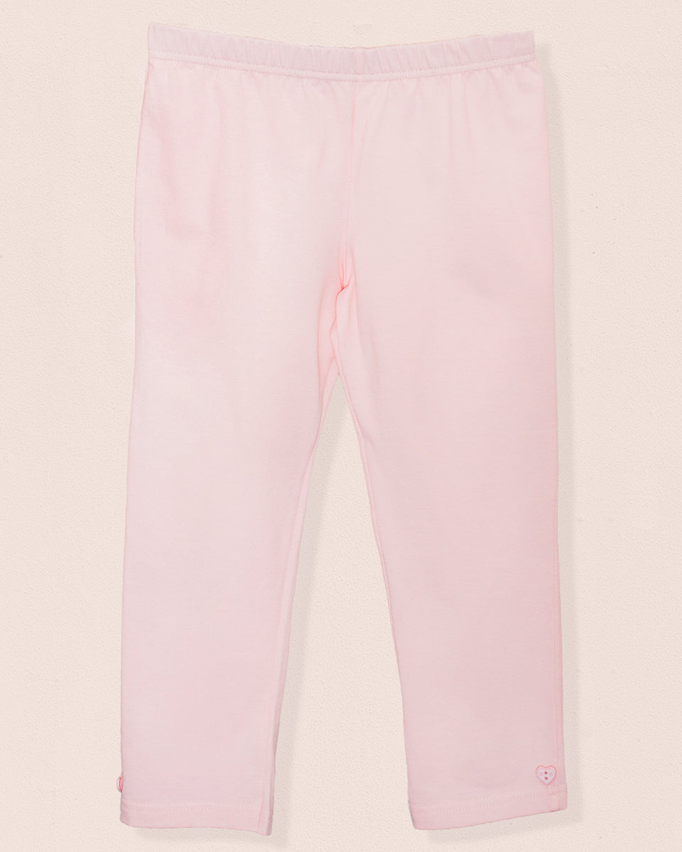Italian Summer Legging Pink Cotton