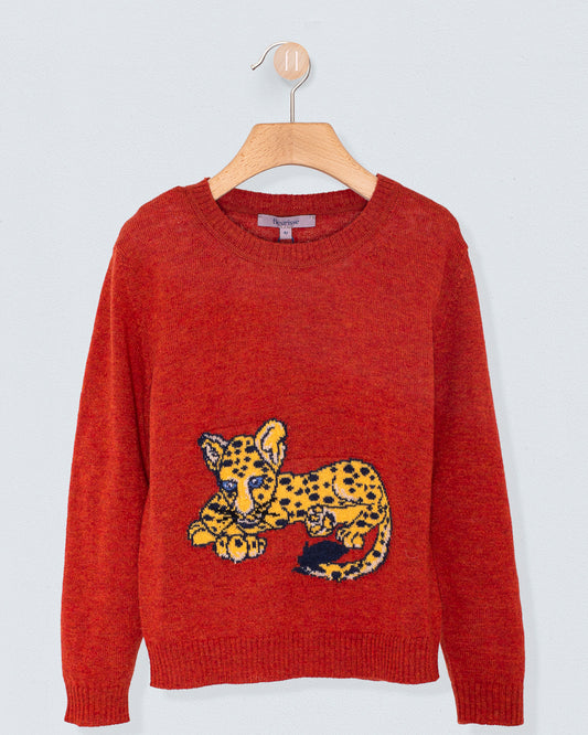 Leopard Maple Sweater - Sweater