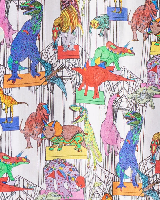 Henry Liberty Colorful Dinosaurs Shirt - Shirt