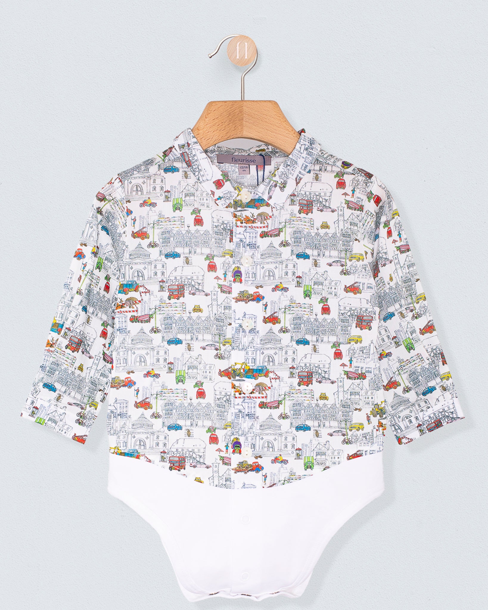 Louis Organic Liberty Construction Onesie Shirt - Shirt
