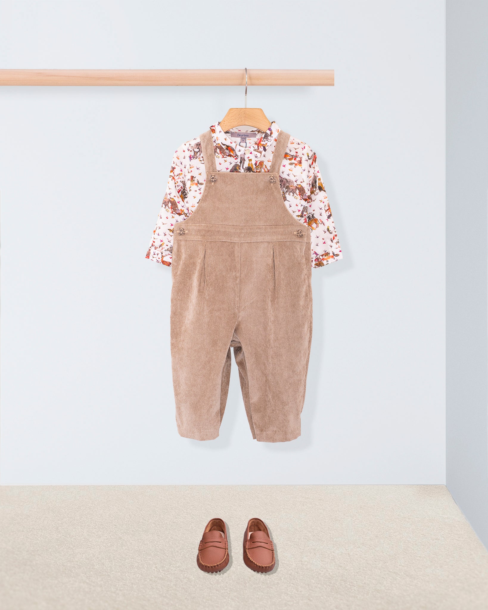 Louis Organic Liberty Jungle Automne Onesie Shirt - Shirt