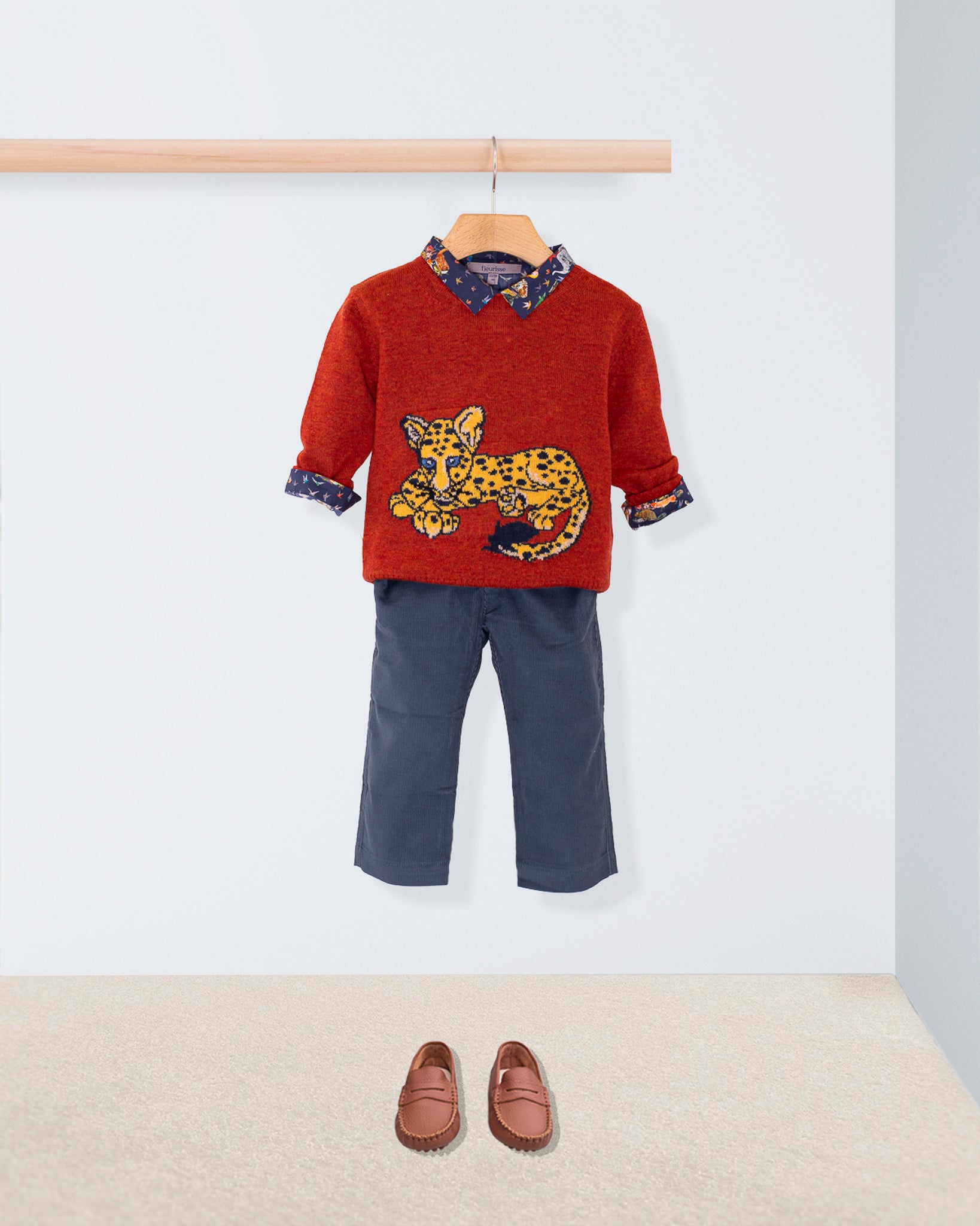 Leopard Maple Sweater - Sweater