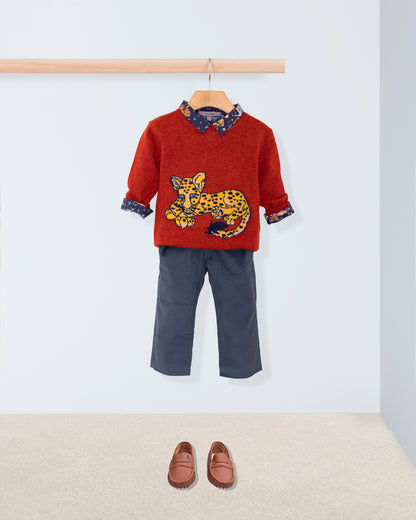 Leopard Maple Sweater - Sweater