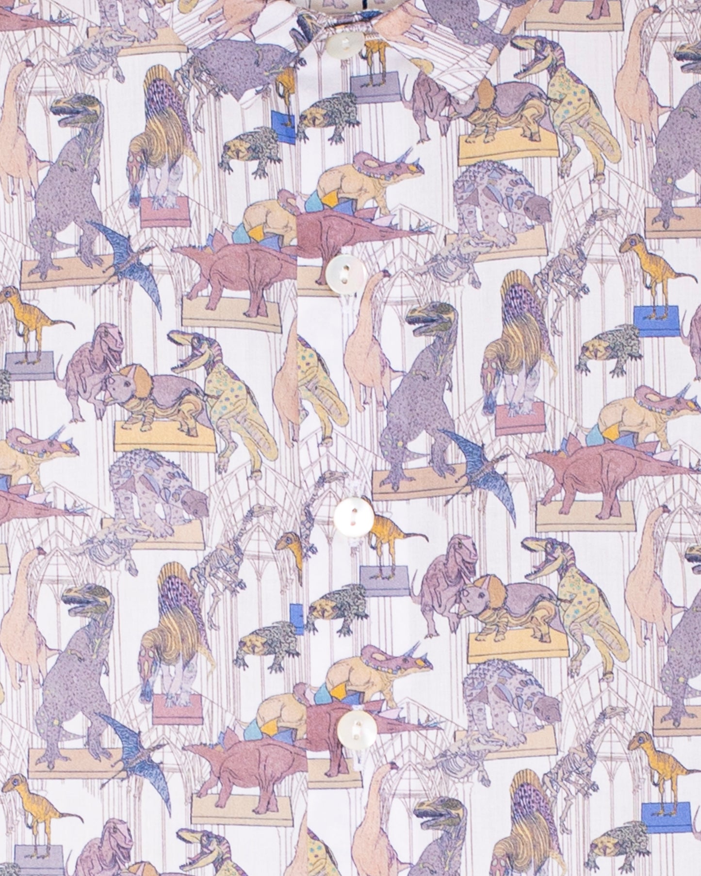 Louis Organic Liberty Slate Dinosaur Onesie Shirt - Shirt