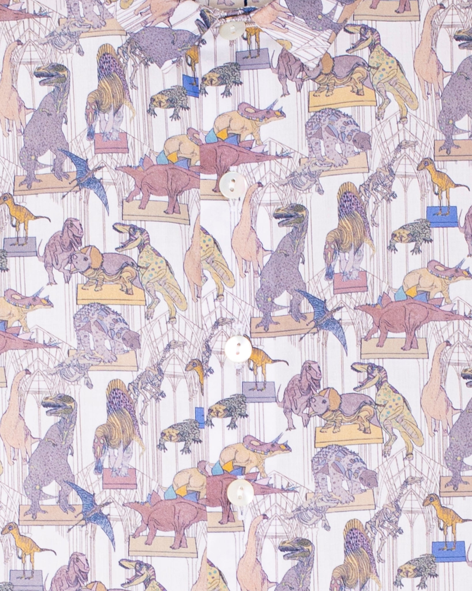 Louis Organic Liberty Slate Dinosaur Onesie Shirt - Shirt