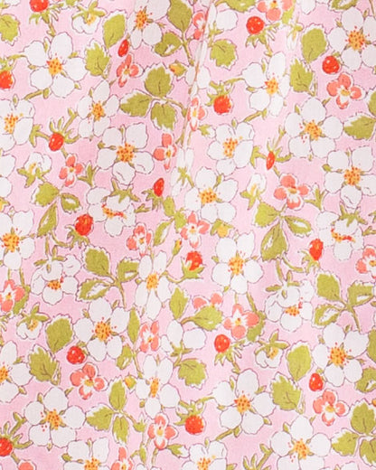 Charm Liberty Strawberry Field Pink Overall - Romper