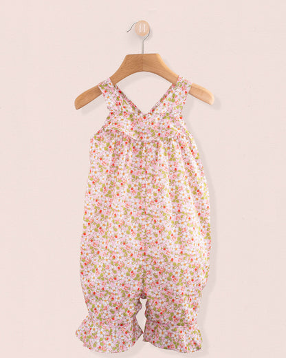 Charm Liberty Strawberry Field Pink Overall - Romper