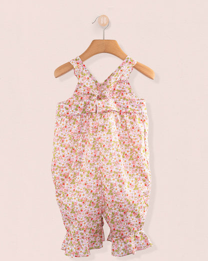 Charm Liberty Strawberry Field Pink Overall - Romper