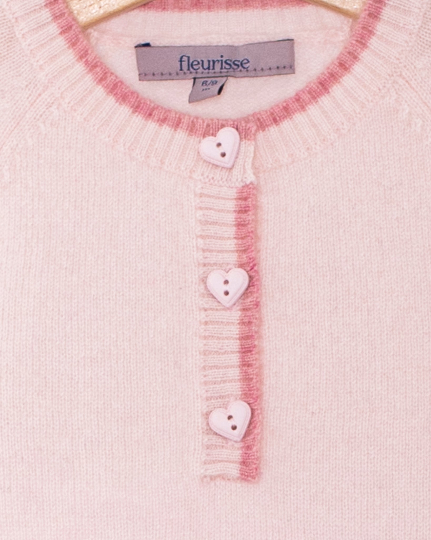 Lovey Pink Hearts Cashmere Dress - Dress