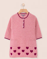 Lovey Rose Hearts Cashmere Dress