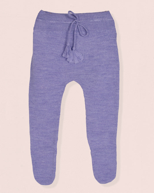Luna Lavender Knit Footed Legging