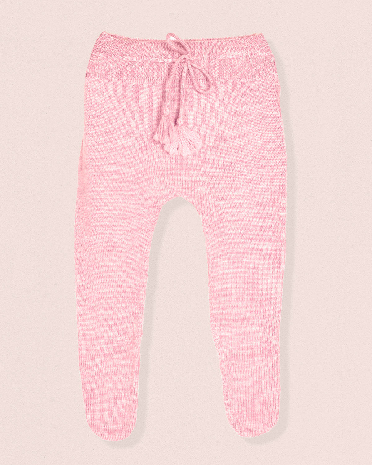 Luna Pink Supermélange Knit Footed Legging