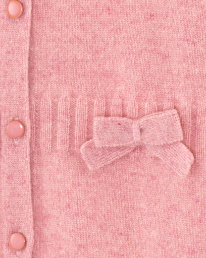 Madeleine Rose Cashmere Cardigan - Cardigan