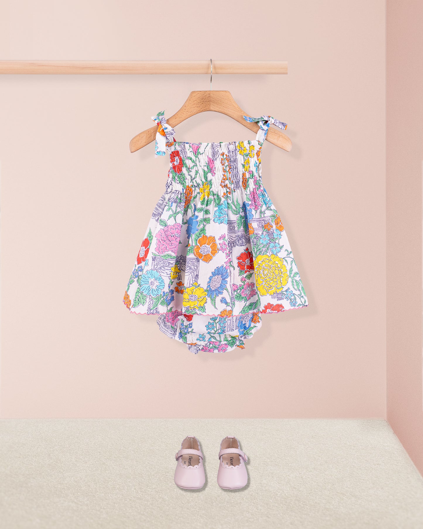 Millie Liberty Chateau Mary Set - Baby Dress