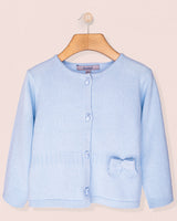 Madeleine Sky Blue Cashmere Cardigan