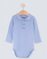 Marcelo Italian Brushed Light Blue Polo Onesie