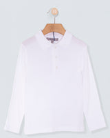 Marco Italian Brushed White Polo Shirt