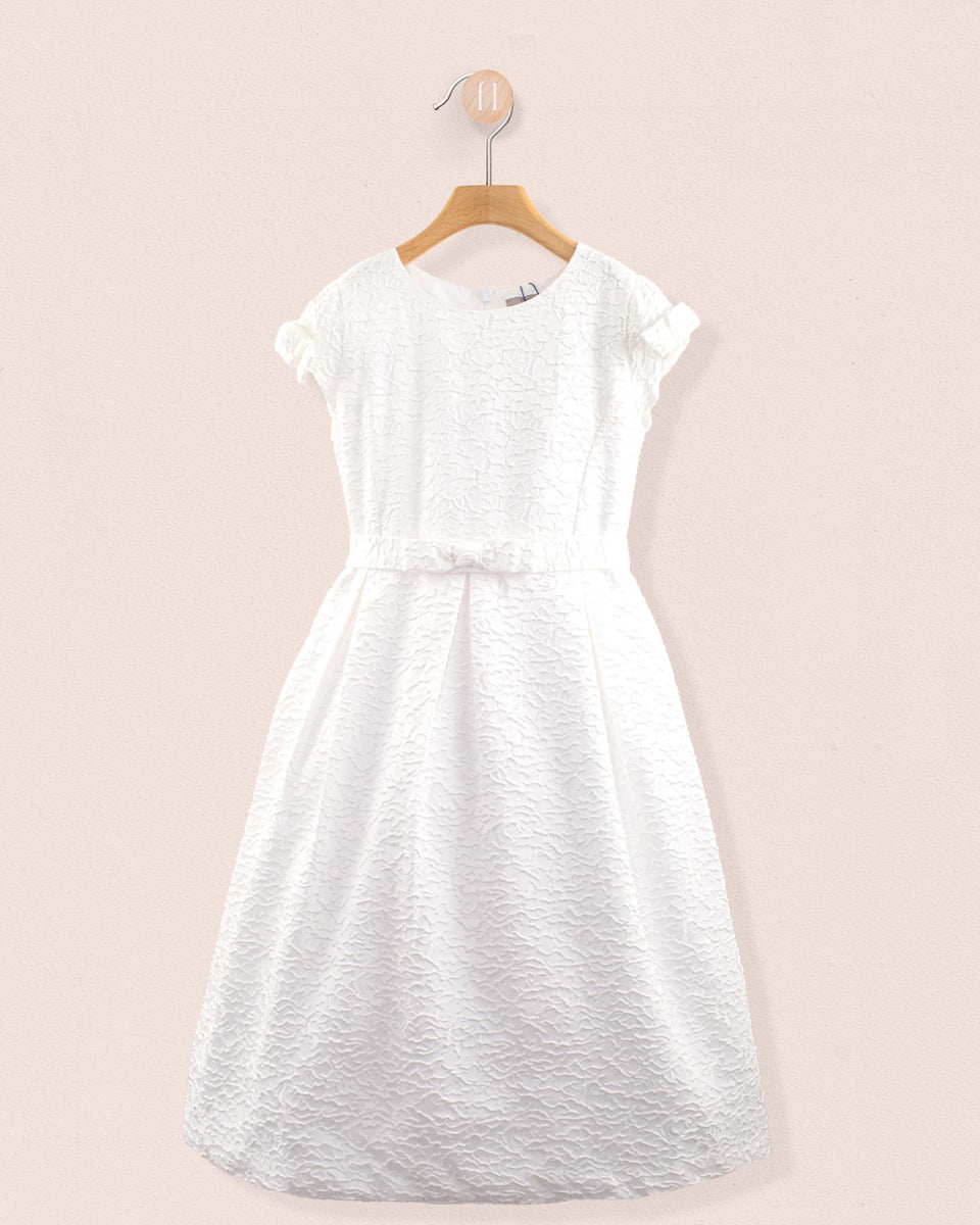 Maria Italian White Fiorato Gown