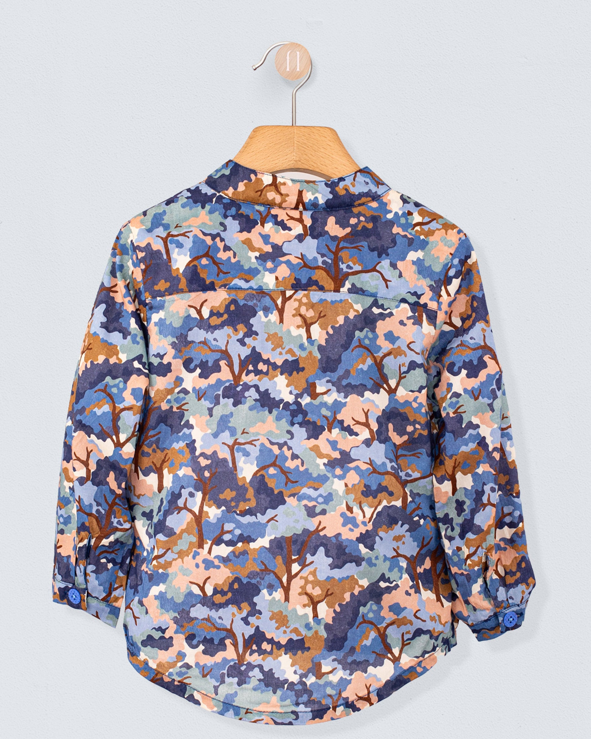 Marlon Liberty Woodland Blue Tunic - Shirt