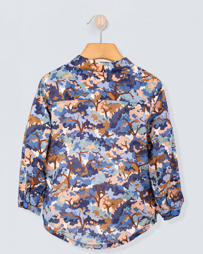 Marlon Liberty Woodland Blue Tunic - Shirt