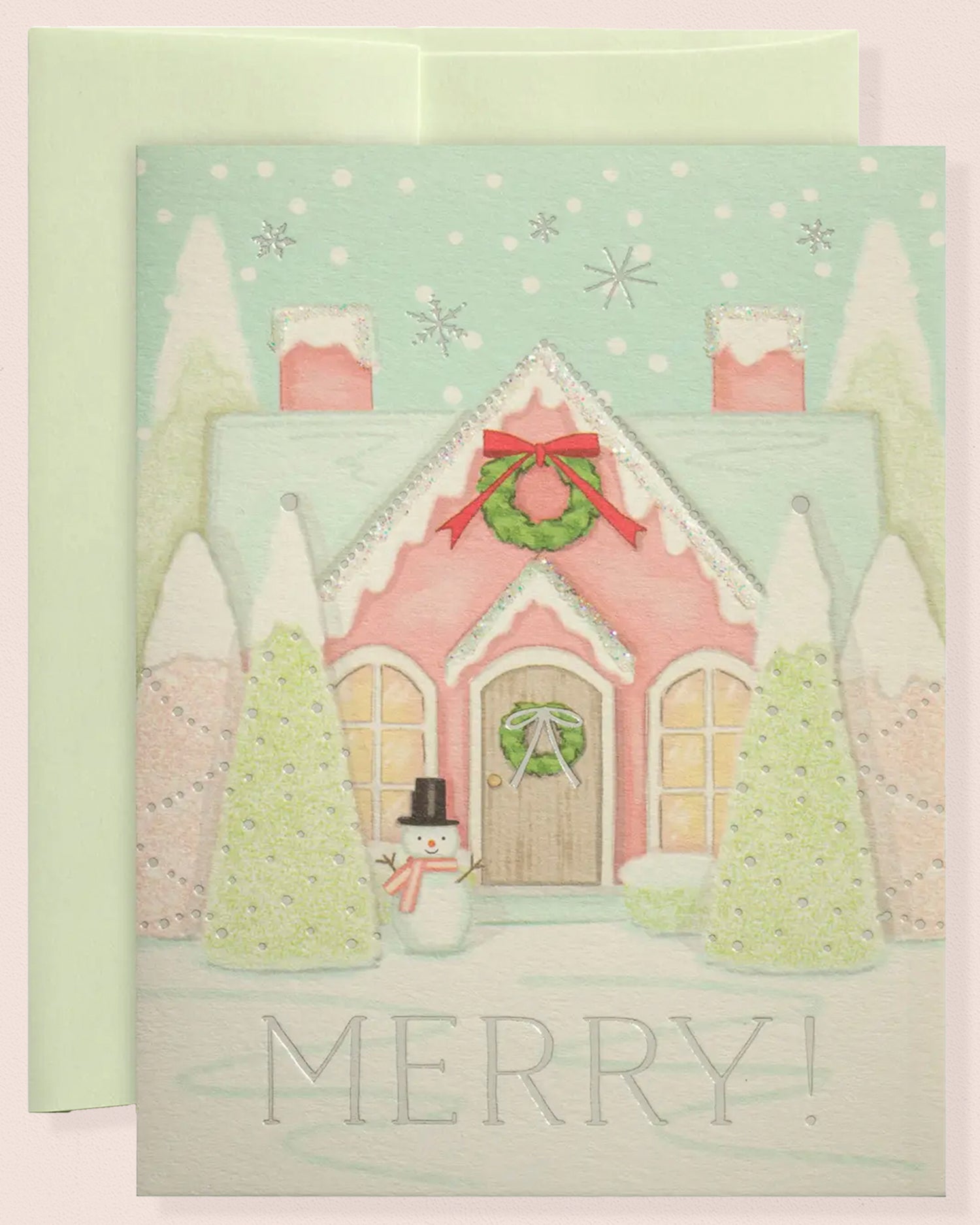 Merry Holiday House Card