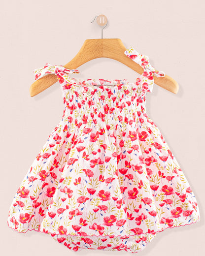 Millie Hot Pink Orchid Set - Baby Dress
