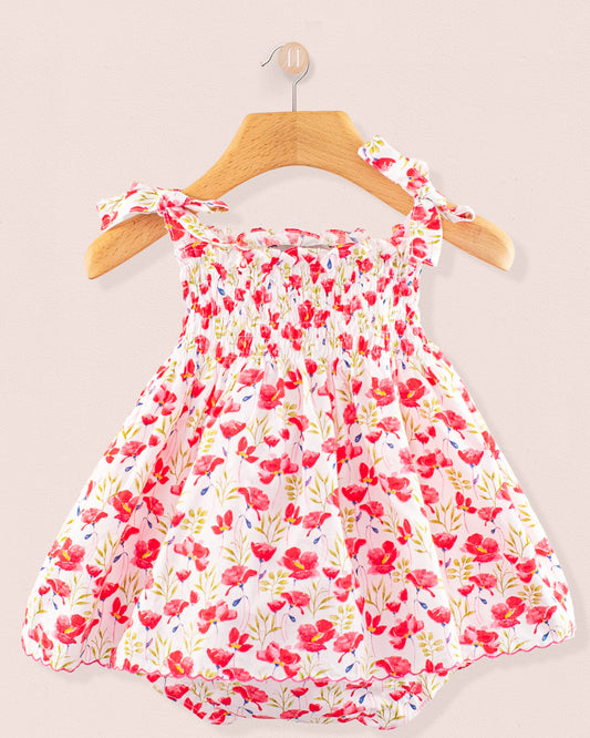 Millie Hot Pink Orchid Set - Baby Dress